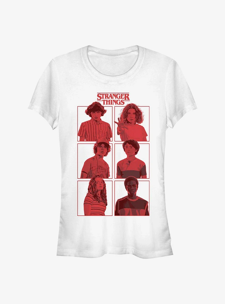 Stranger Things Character Boxup Girls T-Shirt