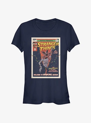 Stranger Things Comic Cover Girls T-Shirt