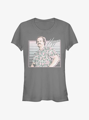 Stranger Things Hawaiian Shirt Hopper Girls T-Shirt