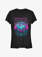 Stranger Things Neon Group Girls T-Shirt