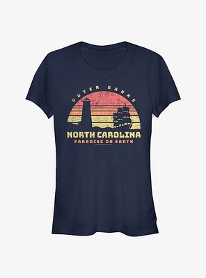 Outer Banks NC Tourist Girls T-Shirt