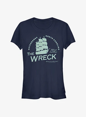 Outer Banks The Wreck Restaurant Girls T-Shirt