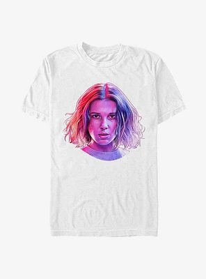 Stranger Things Eleven Neon Face T-Shirt