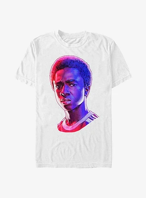 Stranger Things Lucas Neon Face T-Shirt