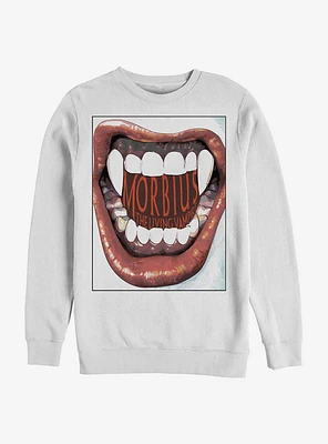 Marvel Morbius Teeth Crew Sweatshirt