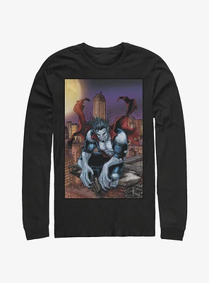 Marvel Morbius Cover Of The Vampire Long-Sleeve T-Shirt