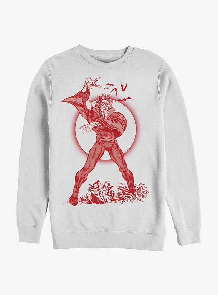 Marvel Morbius Classic Pose Crew Sweatshirt