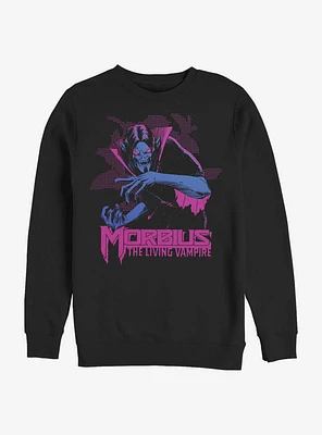 Marvel Morbius Neon Crew Sweatshirt