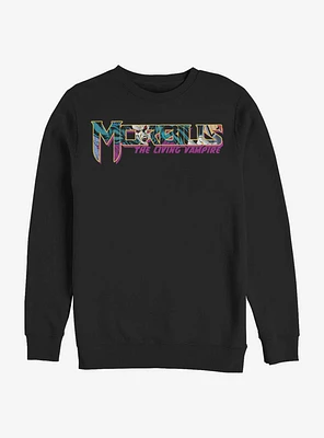 Marvel Morbius Vampire Fill Title Crew Sweatshirt