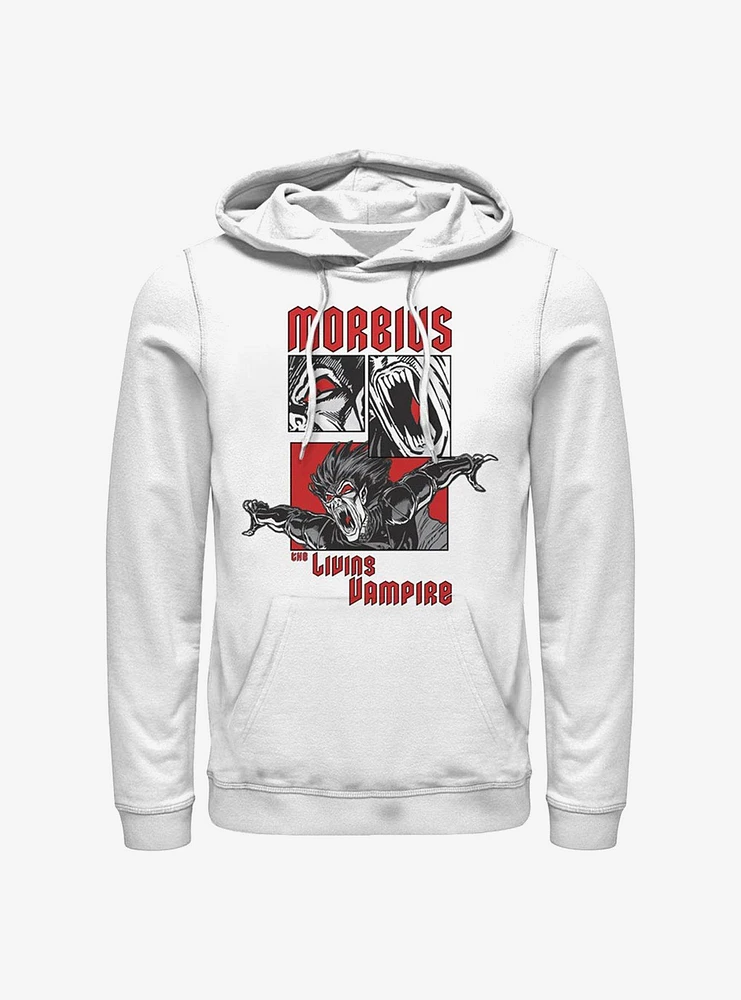 Marvel Morbius Comic Panels Hoodie