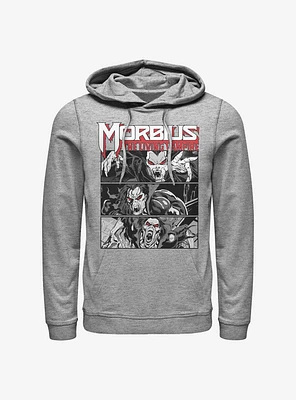 Marvel Morbius The Living Vampire Panels Hoodie