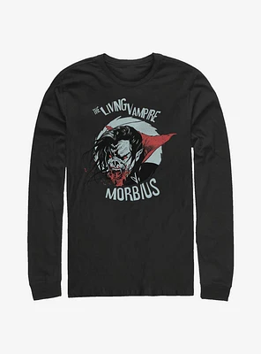 Marvel Morbius Moonlight Vampire Long-Sleeve T-Shirt