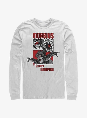 Marvel Morbius Comic Panels Long-Sleeve T-Shirt