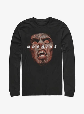 Marvel Morbius Deadly Face Long-Sleeve T-Shirt