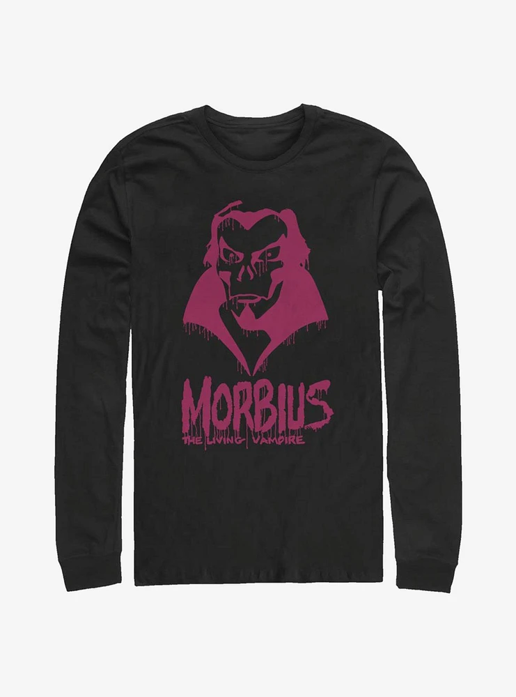 Marvel Morbius Paint Long-Sleeve T-Shirt