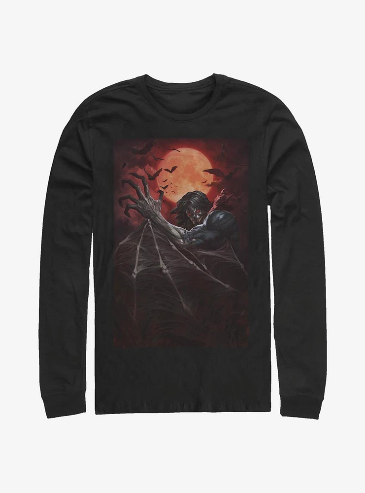 Marvel Morbius Painted Long-Sleeve T-Shirt