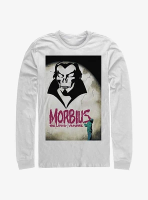 Marvel Morbius Spray Paint Cover Long-Sleeve T-Shirt