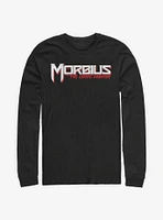 Marvel Morbius Vampire Bold Title Long-Sleeve T-Shirt