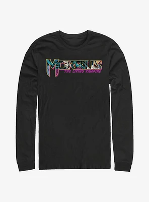 Marvel Morbius Vampire Fill Title Long-Sleeve T-Shirt