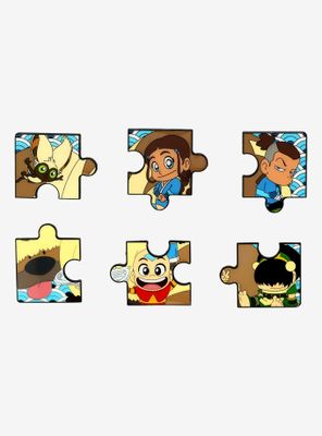 Avatar: The Last Airbender Chibi Characters Puzzle Blind Box Enamel Pin - BoxLunch Exclusive
