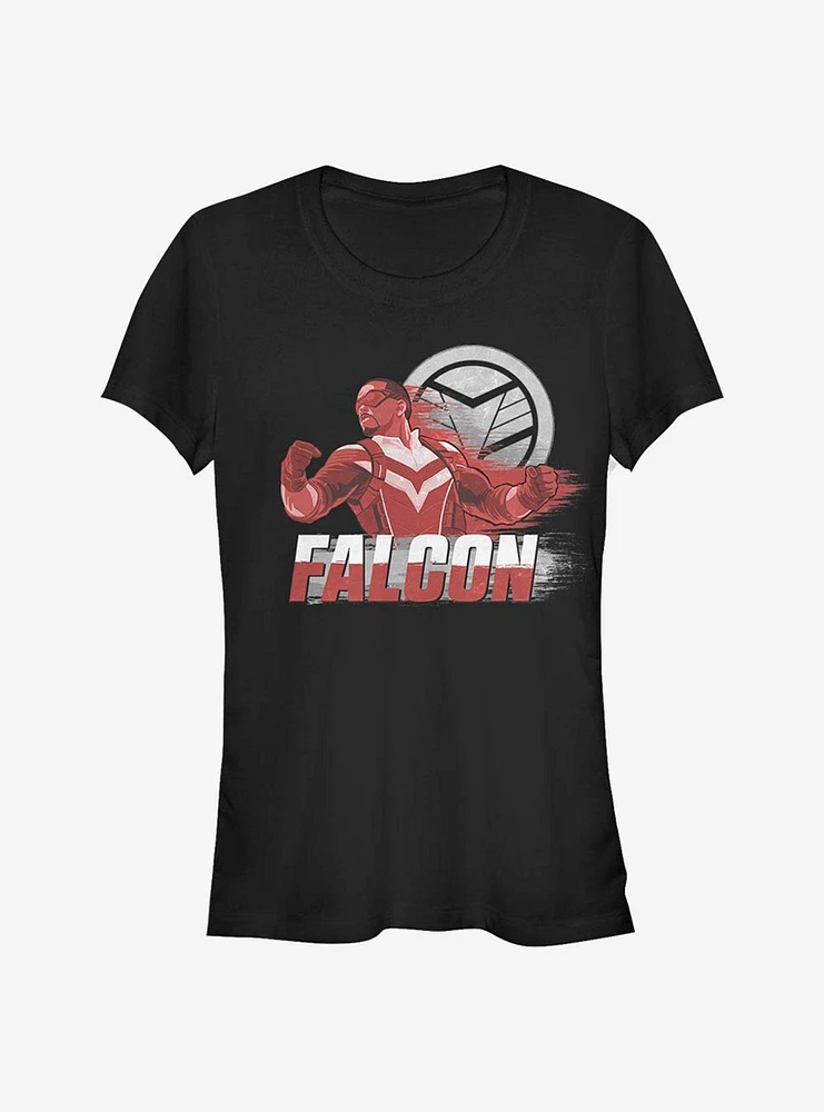 Marvel The Falcon And Winter Soldier Speed Girls T-Shirt