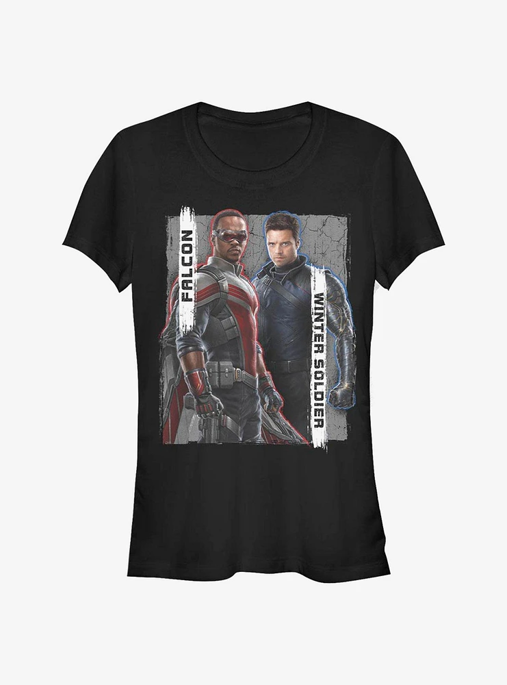 Marvel The Falcon And Winter Soldier New Team Girls T-Shirt