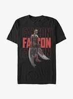 Marvel The Falcon And Winter Soldier Repeating T-Shirt