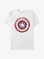 Marvel The Falcon And Winter Soldier Paint Shield T-Shirt