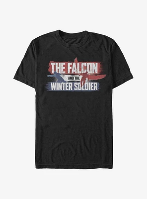 Marvel The Falcon And Winter Soldier Spray Paint T-Shirt