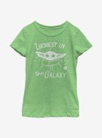 Star Wars The Mandalorian Child Luckiest Galaxy Youth Girls T-Shirt