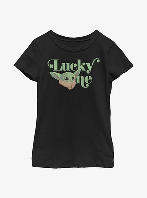Star Wars The Mandalorian Child Lucky One Youth Girls T-Shirt