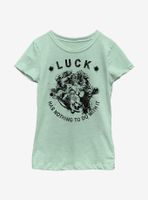 Marvel Avengers No Luck Just Skill Youth Girls T-Shirt