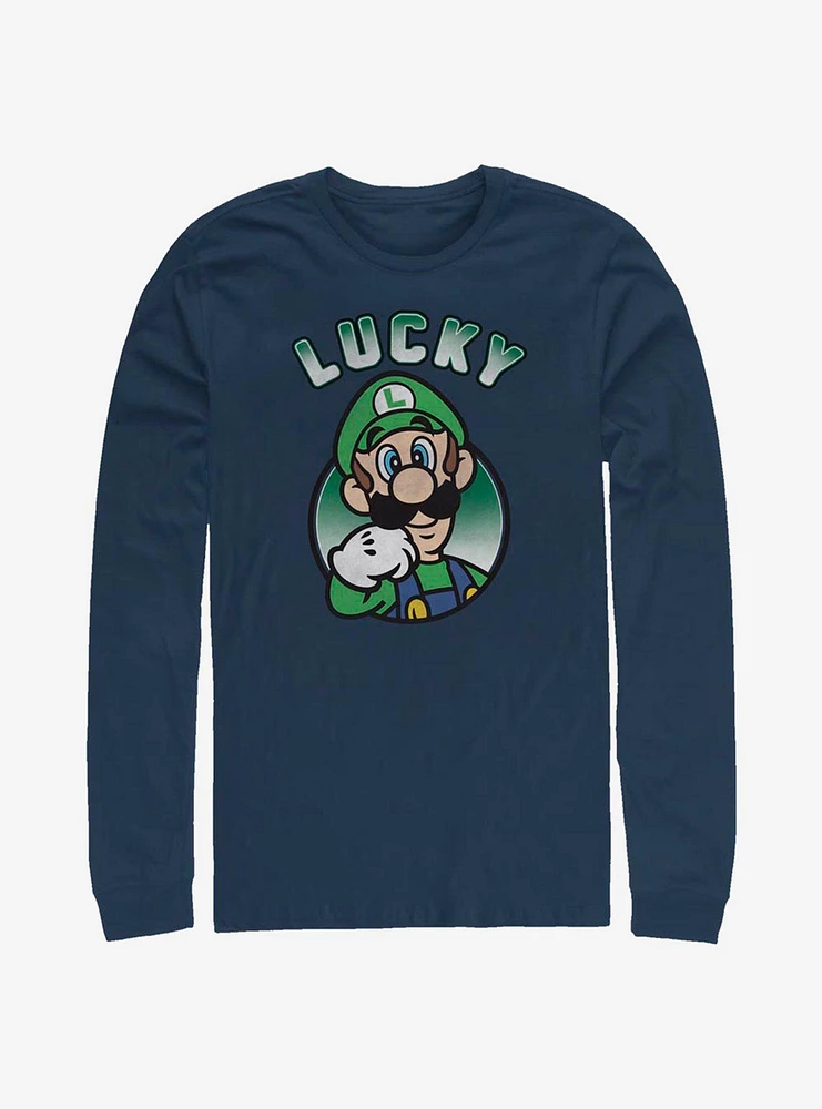 Nintendo Super Mario Lucky Luigi Long-Sleeve T-Shirt