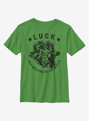 Marvel Avengers No Luck Just Skill Youth T-Shirt