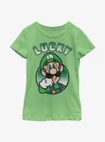 Nintendo Super Mario Lucky Luigi Youth Girls T-Shirt