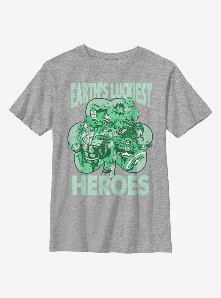 Marvel Avengers Luck Of The Hero Youth T-Shirt