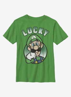 Nintendo Super Mario Lucky Luigi Youth T-Shirt