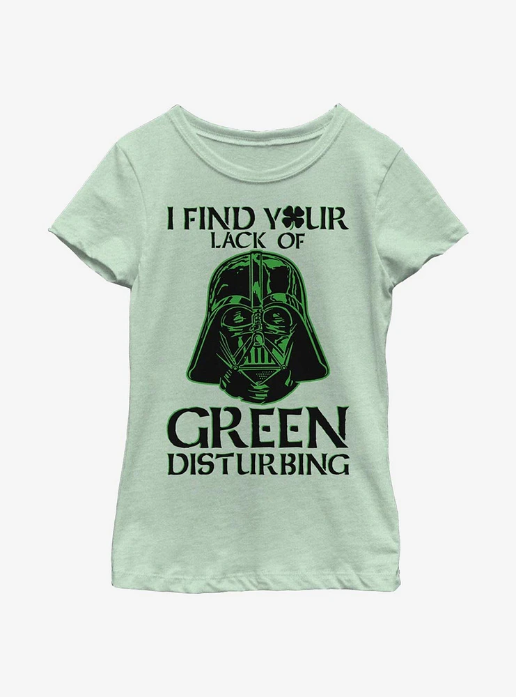 Star Wars Vader Lack Of Green Youth Girls T-Shirt