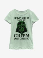 Star Wars Vader Lack Of Green Youth Girls T-Shirt