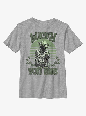 Star Wars Lucky Is Yoda Youth T-Shirt