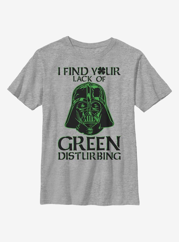 Star Wars Vader Lack Of Green Youth T-Shirt