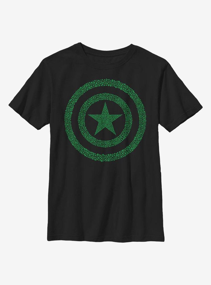 Marvel Captain America Clover Shield Youth T-Shirt