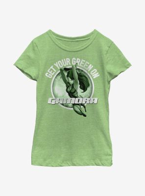 Marvel Guardians Of The Galaxy Gamora Green Youth Girls T-Shirt