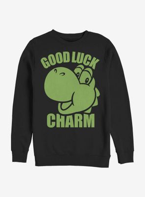 Nintendo Super Mario Yoshi Good Luck Charm Sweatshirt
