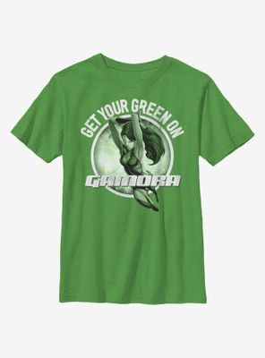 Marvel Guardians Of The Galaxy Gamora Green Youth T-Shirt