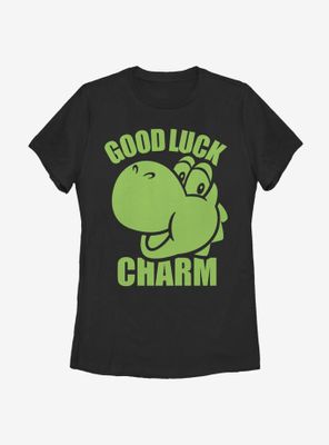 Nintendo Super Mario Yoshi Good Luck Charm Womens T-Shirt