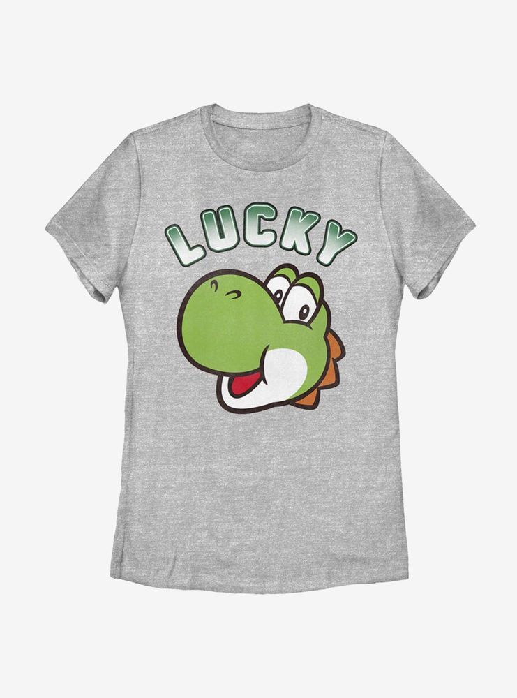 Nintendo Super Mario Yoshi Lucky Womens T-Shirt