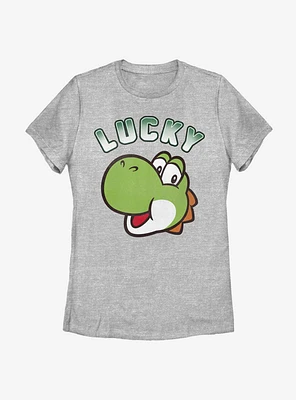 Nintendo Super Mario Yoshi Lucky Womens T-Shirt