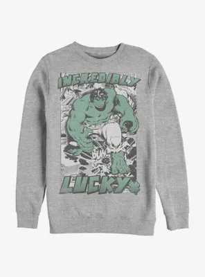 Marvel Hulk Incredibly Lucky Sweatshirt