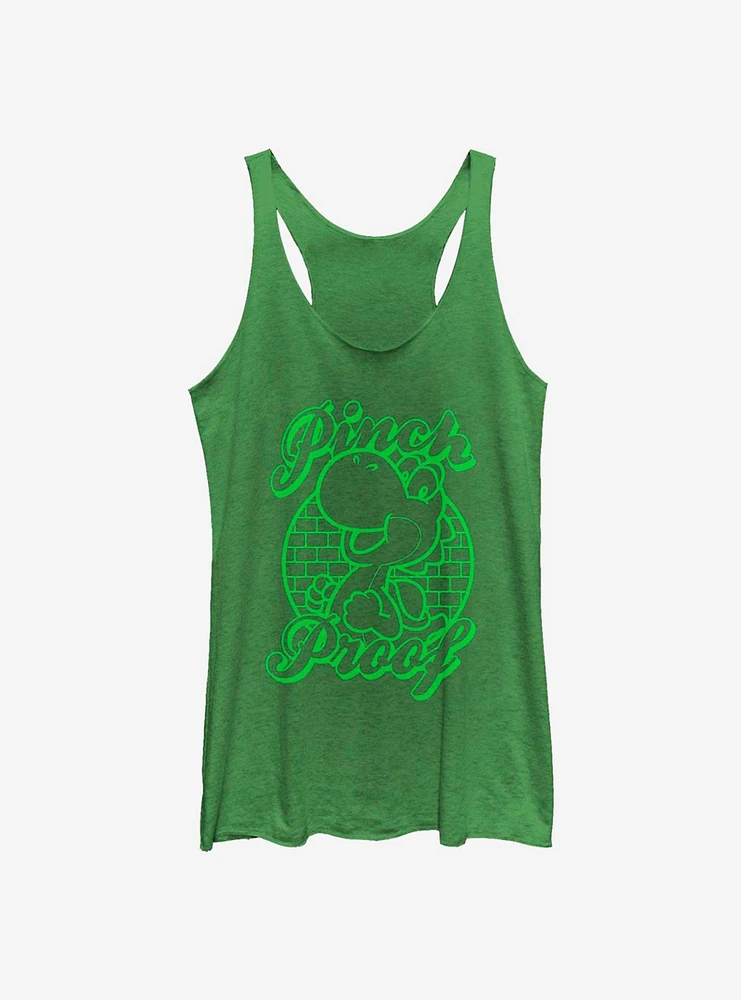 Nintendo Super Mario Yoshi Pinch Proof Womens Tank Top